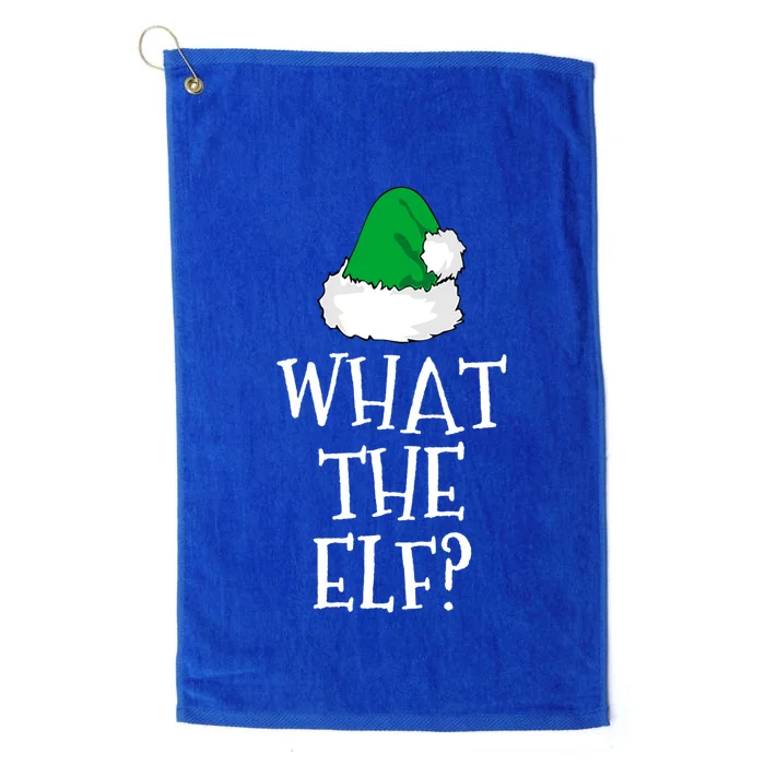 What The Elf Family Funny Christmas Gift Platinum Collection Golf Towel