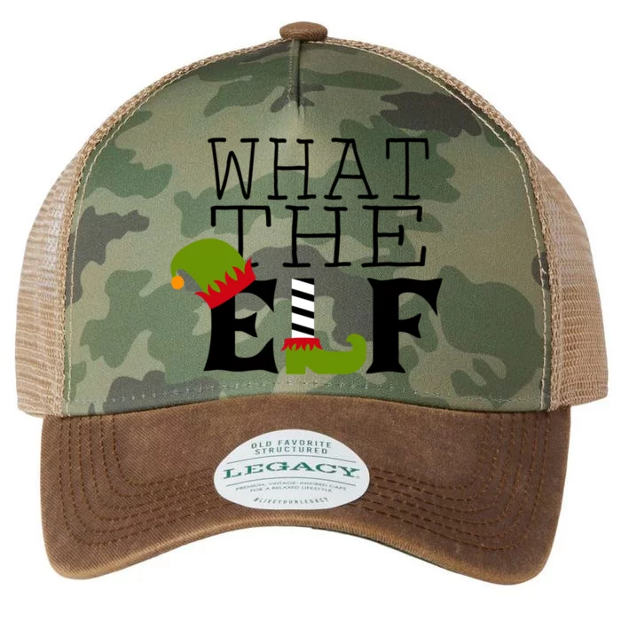 What The Elf Funny Christmas Festive Graphic Holiday Gift Legacy Tie Dye Trucker Hat