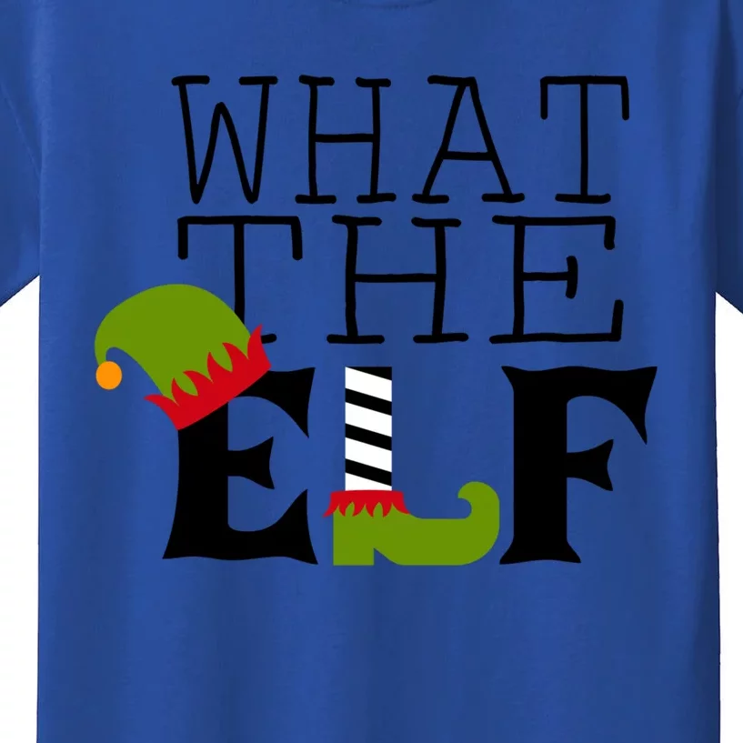 What The Elf Funny Christmas Festive Graphic Holiday Gift Kids T-Shirt