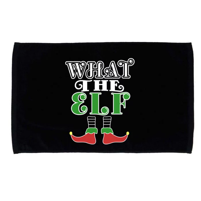 What The Elf Family Matching Christmas Group Gift Pajama Gift Microfiber Hand Towel