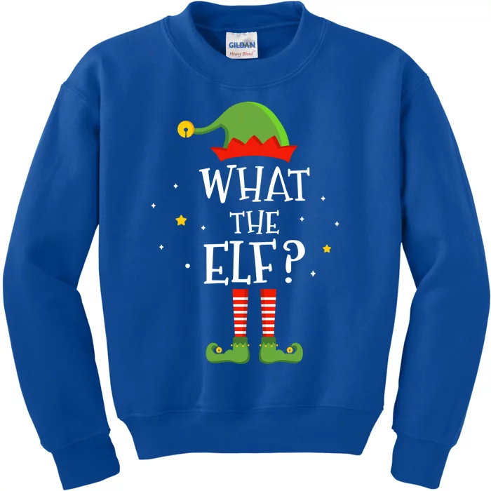 What The Elf Funny Christmas Matching Family Pajama Meaningful Gift Kids Sweatshirt