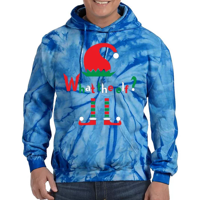 What The Elf Funny Christmas Wear Gift Tie Dye Hoodie