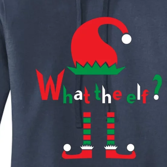 What The Elf Funny Christmas Wear Gift Women's Pullover Hoodie