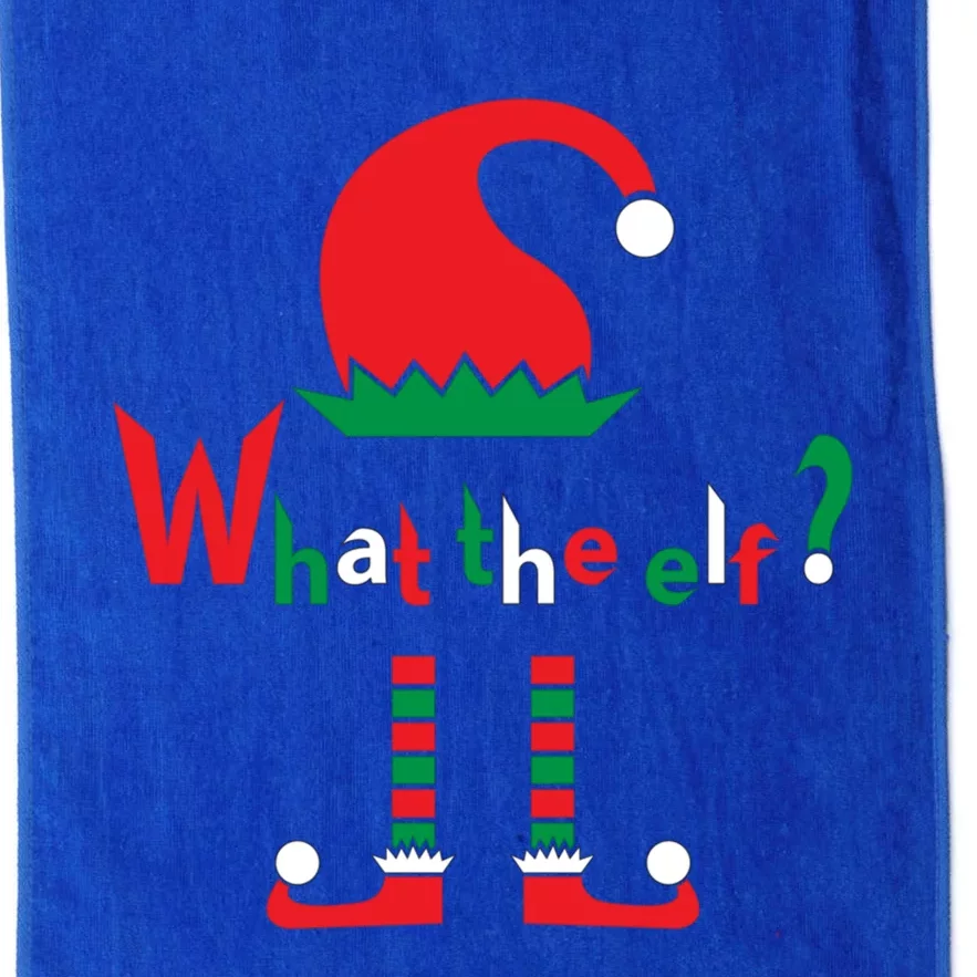 What The Elf Funny Christmas Wear Gift Platinum Collection Golf Towel