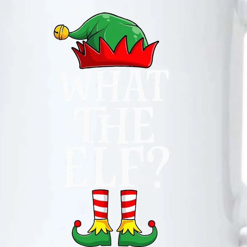 What The Elf Christmas Family Matching Group Funny Black Color Changing Mug