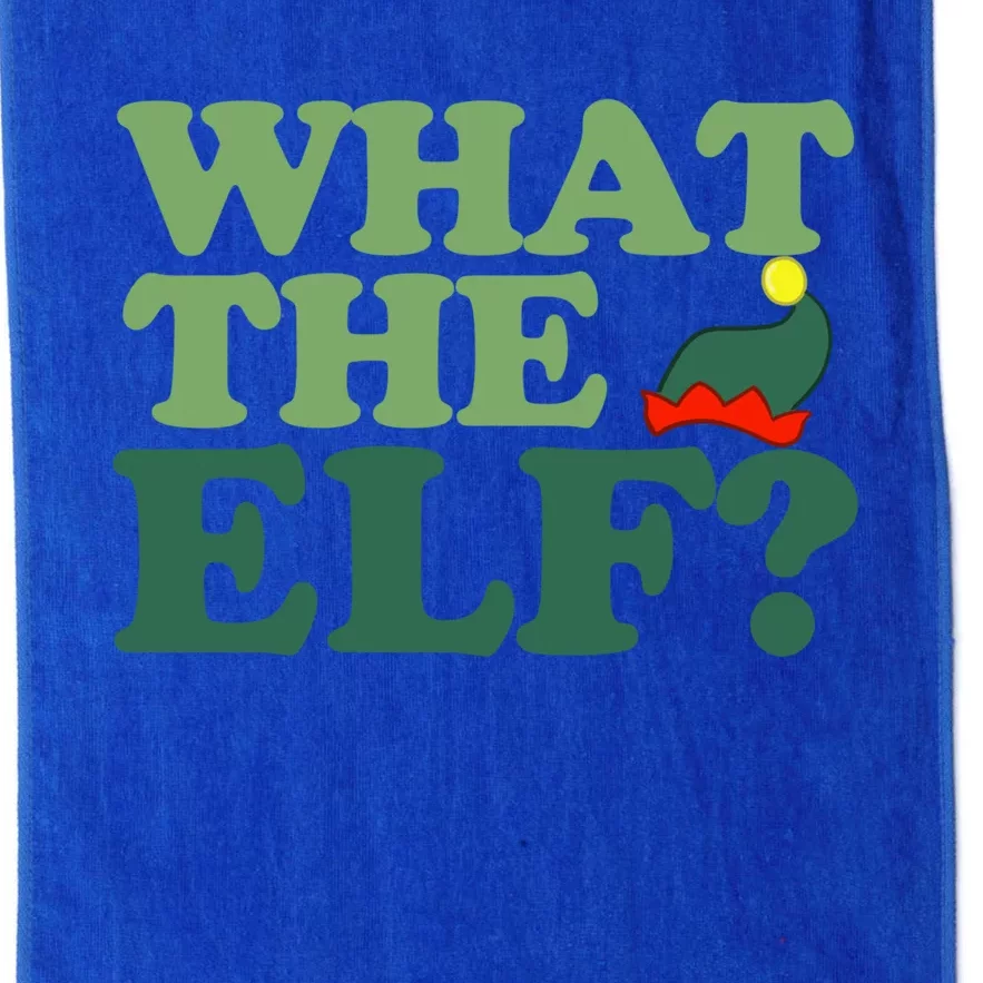 What The Elf Funny Christmas Elf Gift Platinum Collection Golf Towel