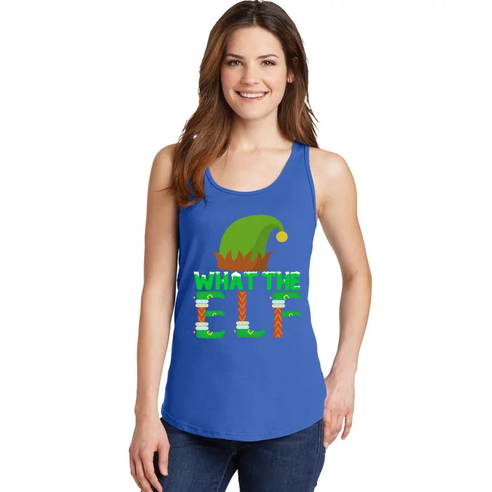 What The Elf Funny Family Matching Christmas Cute Gift Ladies Essential Tank