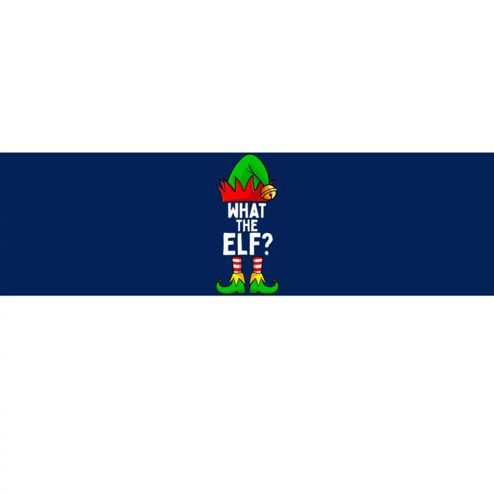 What The Elf Matching Family Christmas Bumper Sticker