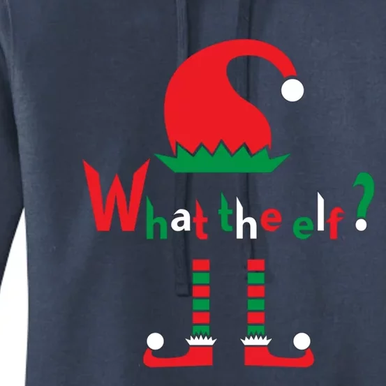 What The Elf Funny Christmas Wear Funny Gift Women's Pullover Hoodie