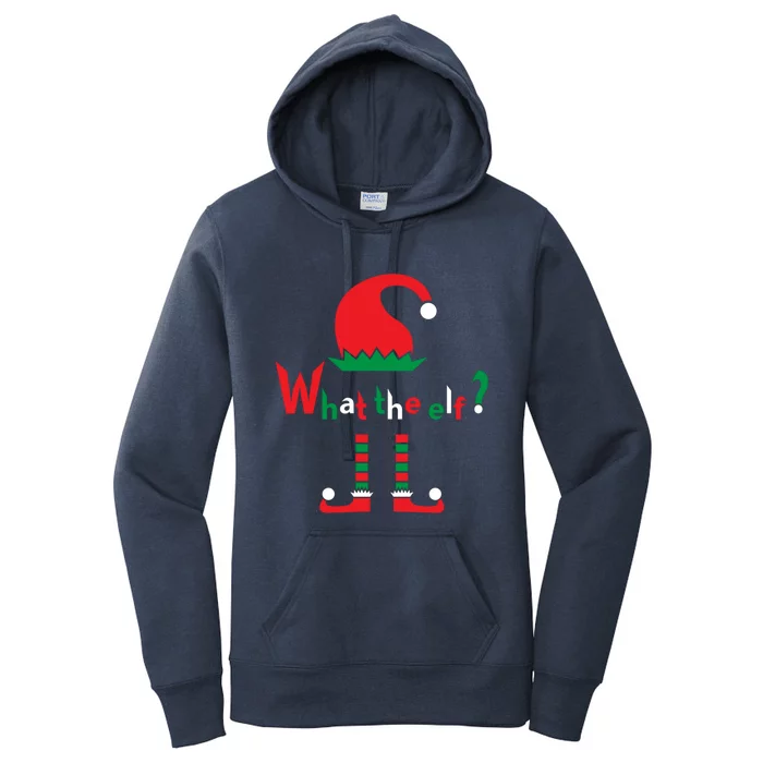 What The Elf Funny Christmas Wear Funny Gift Women's Pullover Hoodie