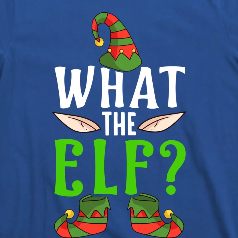 What The Elf Funny Ears No Swearing Christmas Gift T-Shirt