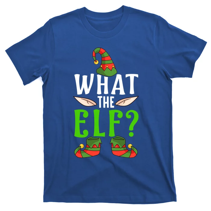 What The Elf Funny Ears No Swearing Christmas Gift T-Shirt