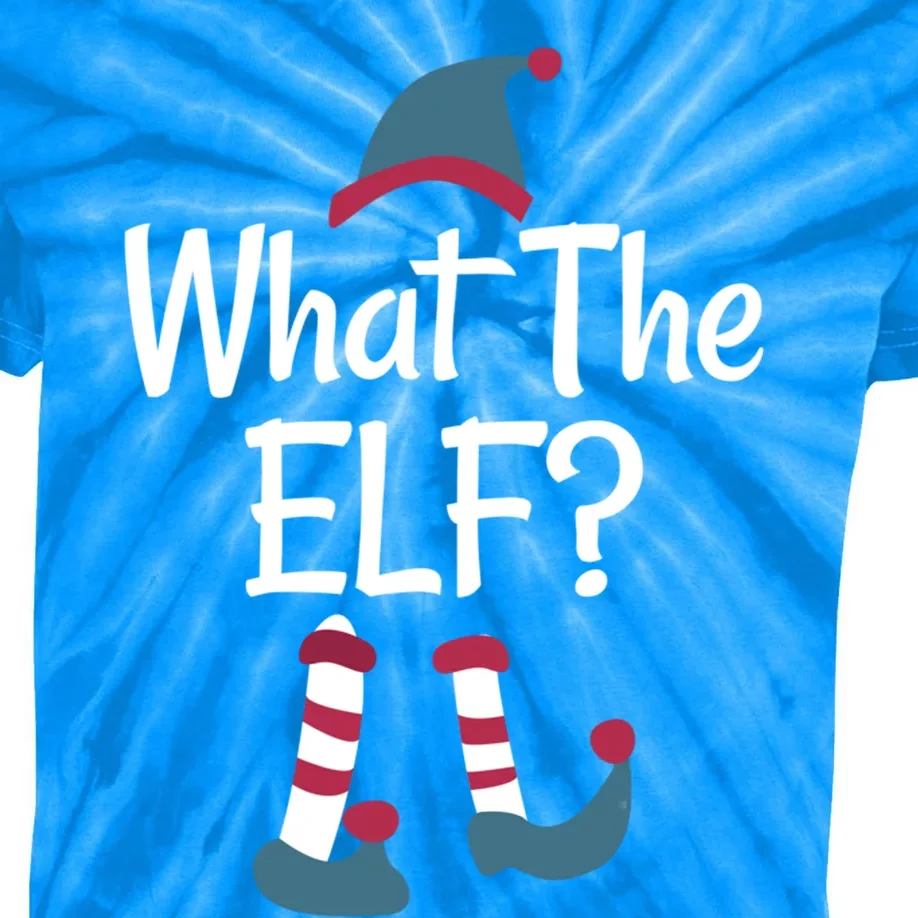 What The Elf Group Matching Family Christmas Gift Outfit Meaningful Gift Kids Tie-Dye T-Shirt