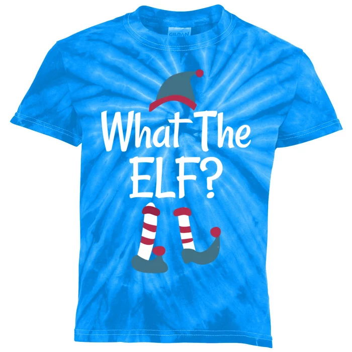 What The Elf Group Matching Family Christmas Gift Outfit Meaningful Gift Kids Tie-Dye T-Shirt