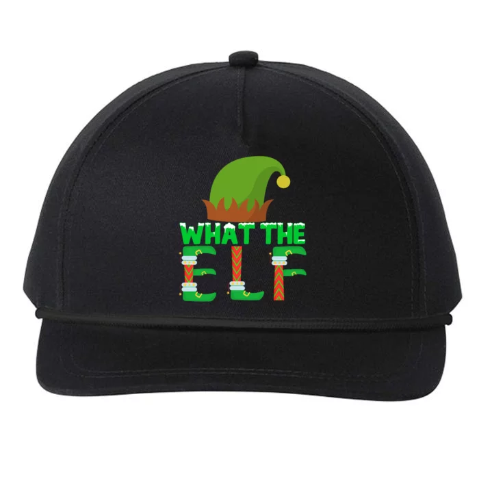 What The Elf Funny Family Matching Christmas Gift Snapback Five-Panel Rope Hat