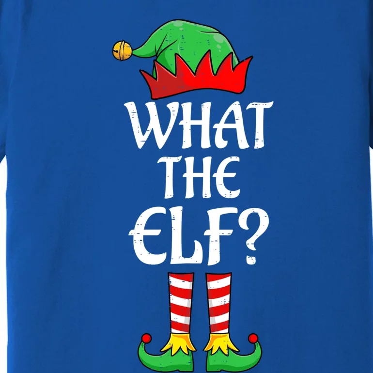 What The Elf Group Matching Family Christmas Outfit Pajama Meaningful Gift Premium T-Shirt