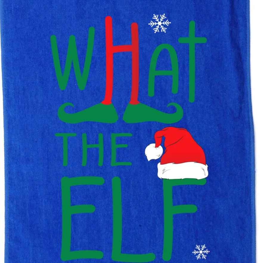 What The Elf Funny Ugly Christmas Xmas Gift Platinum Collection Golf Towel