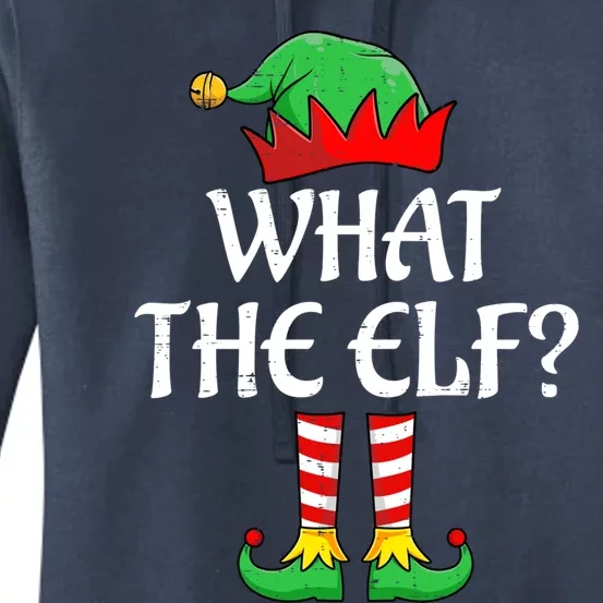 What The Elf Matching Family Christmas Great Gift Women's Pullover Hoodie