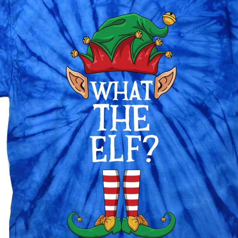 What The Elf Matching Family Christmas Holiday Group Gift Tie-Dye T-Shirt