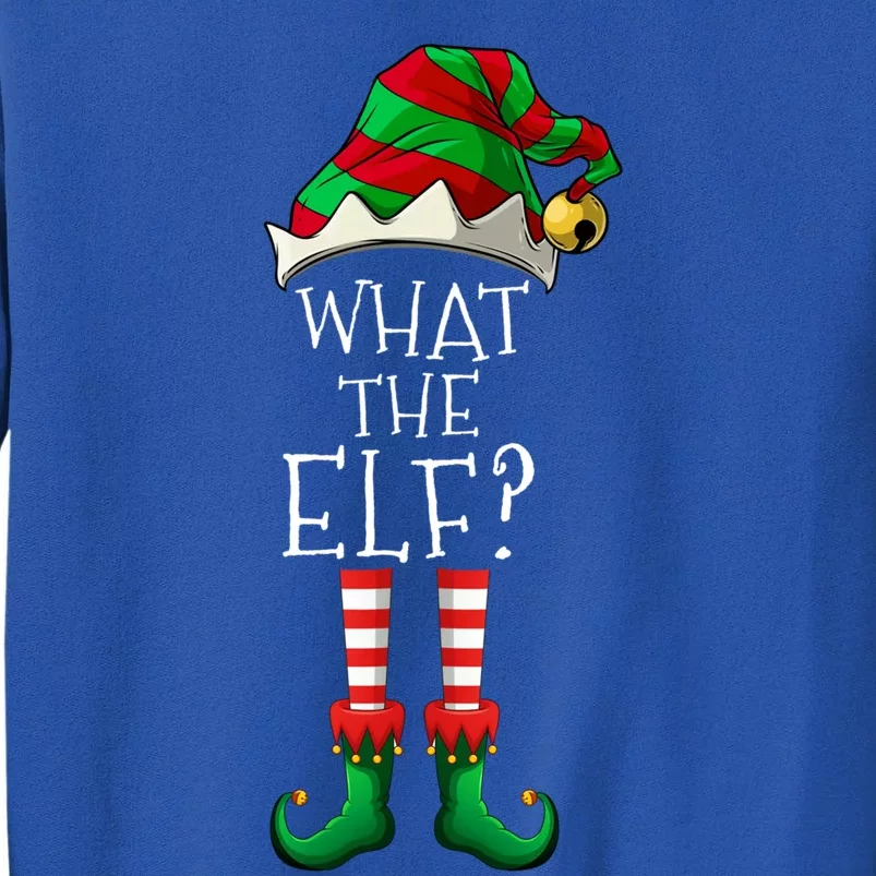 What The Elf Matching Family Group Christmas Party Pajama Gift Tall Sweatshirt