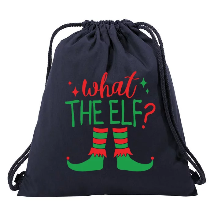 What The Elf Gift Drawstring Bag