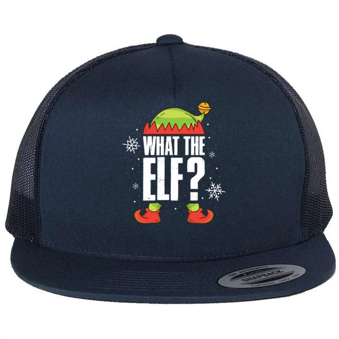 What The Elf Great Gift Flat Bill Trucker Hat