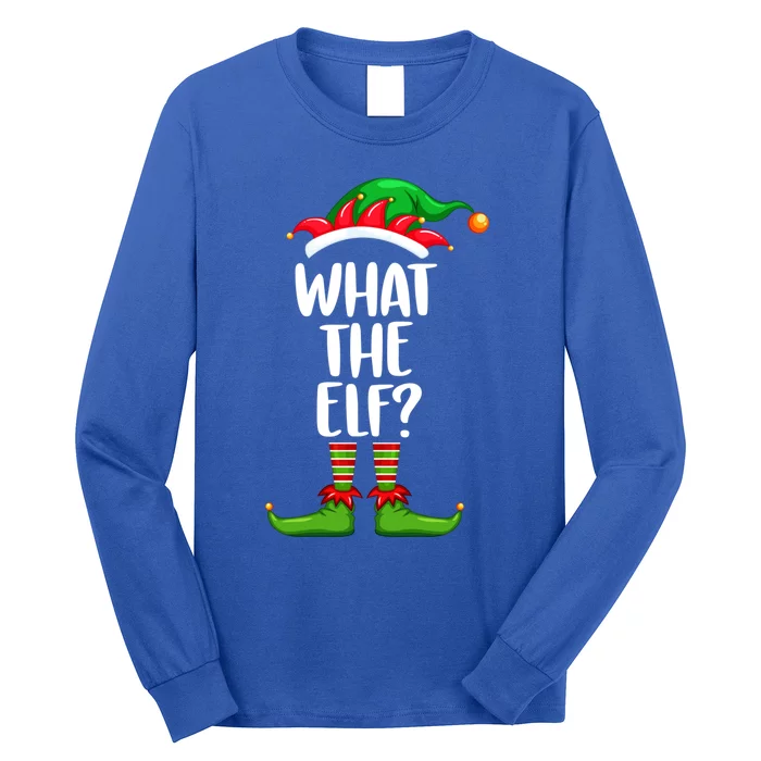 What The Elf Gift Matching Family Group Christmas Costume Gift Long Sleeve Shirt