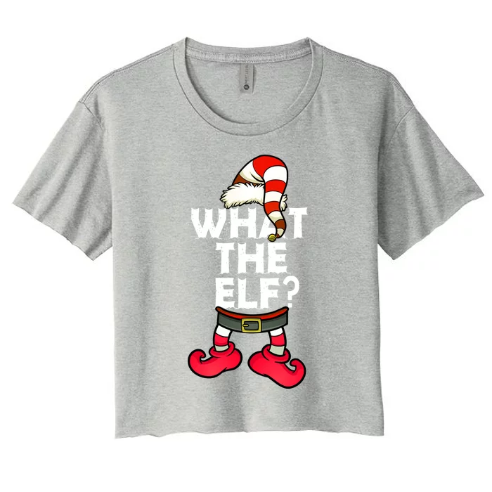 What The Elf Gift Women's Crop Top Tee