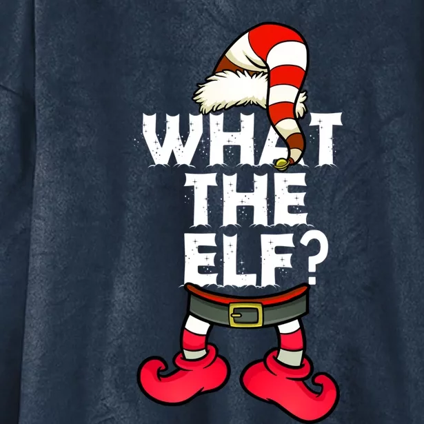 What The Elf Gift Hooded Wearable Blanket