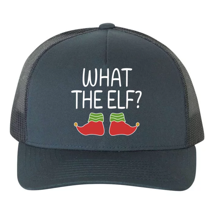 What The Elf Ugly Christmas Funny Meaningful Gift Yupoong Adult 5-Panel Trucker Hat