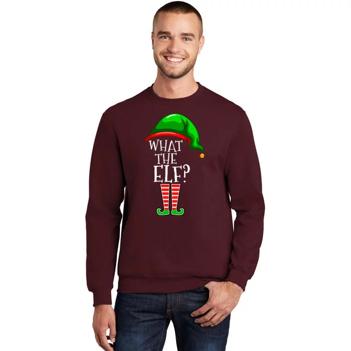 What The Elf Group Matching Family Christmas Tall Sweatshirt