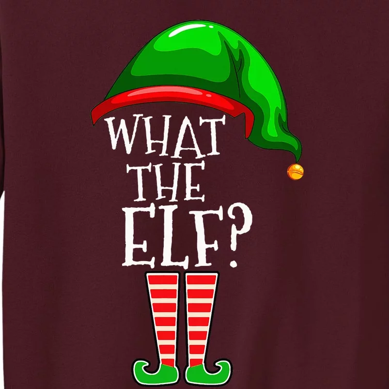 What The Elf Group Matching Family Christmas Tall Sweatshirt