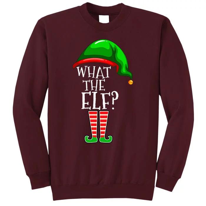 What The Elf Group Matching Family Christmas Tall Sweatshirt