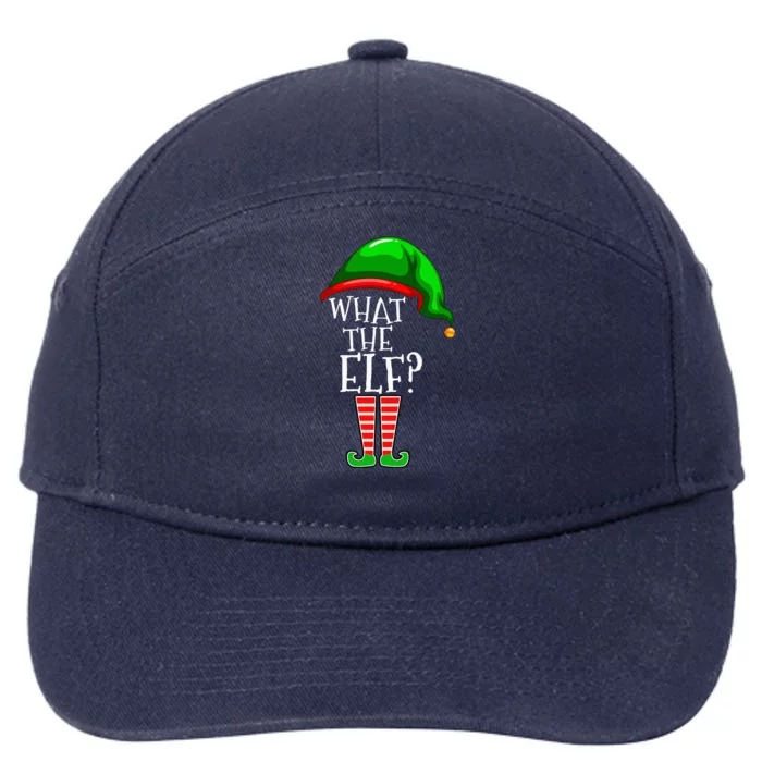 What The Elf Group Matching Family Christmas 7-Panel Snapback Hat