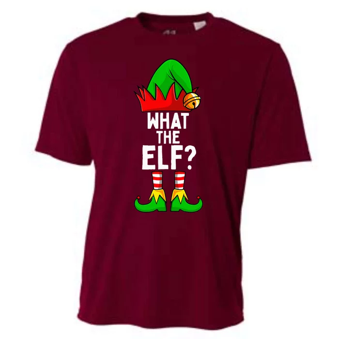 What The Elf Matching Family Christmas Cooling Performance Crew T-Shirt