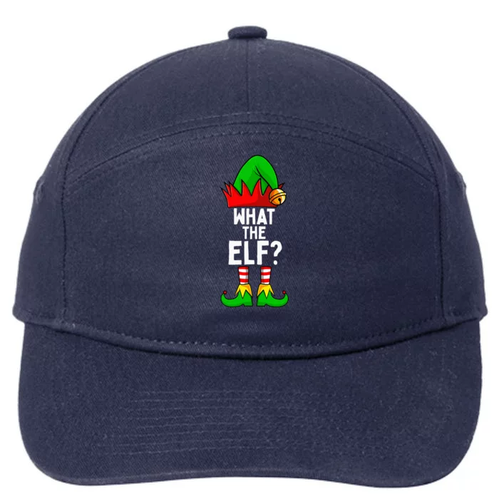 What The Elf Matching Family Christmas 7-Panel Snapback Hat