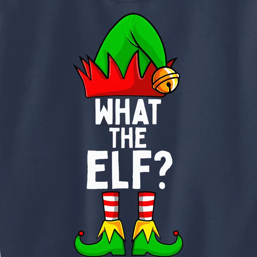 What The Elf Matching Family Christmas Kids Sweatshirt