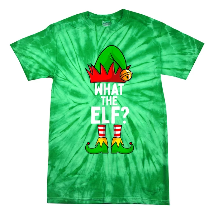 What The Elf Matching Family Christmas Tie-Dye T-Shirt