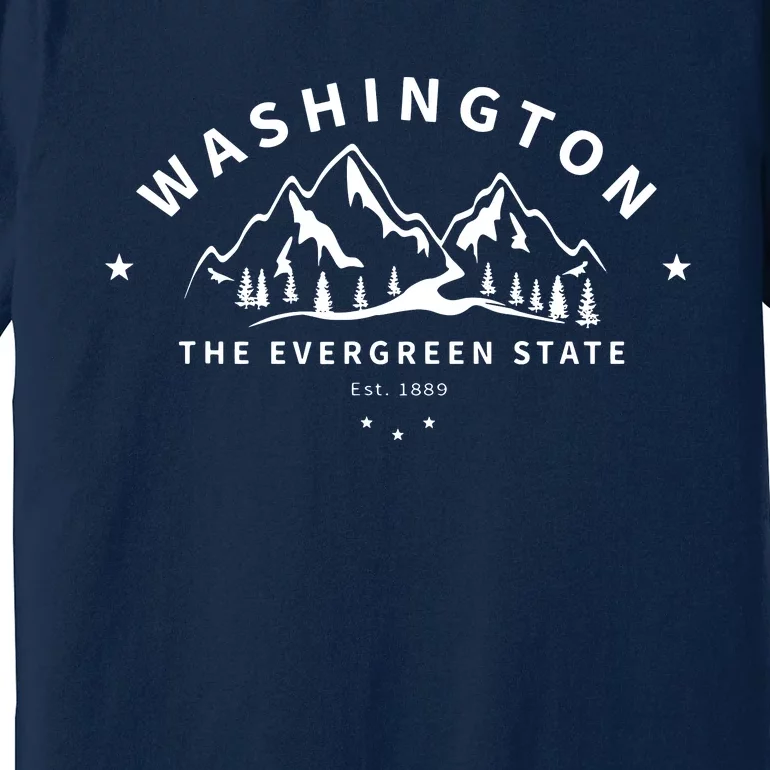 Washington The Evergreen State Premium T-Shirt