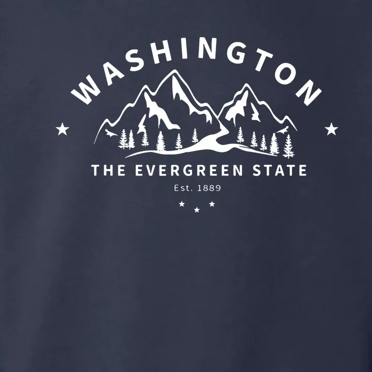 Washington The Evergreen State Toddler Hoodie