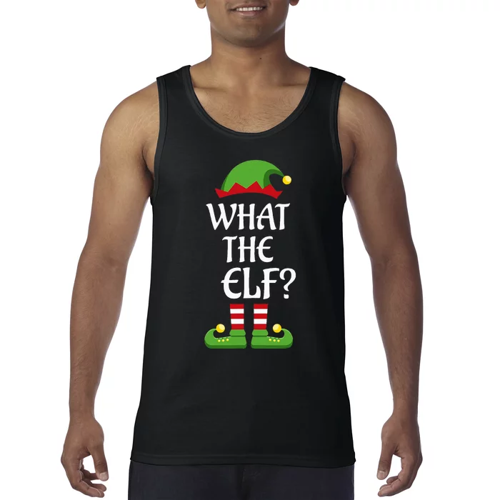 What The Elf Family Matching Group Christmas Tank Top