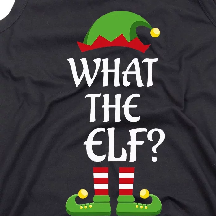 What The Elf Family Matching Group Christmas Tank Top