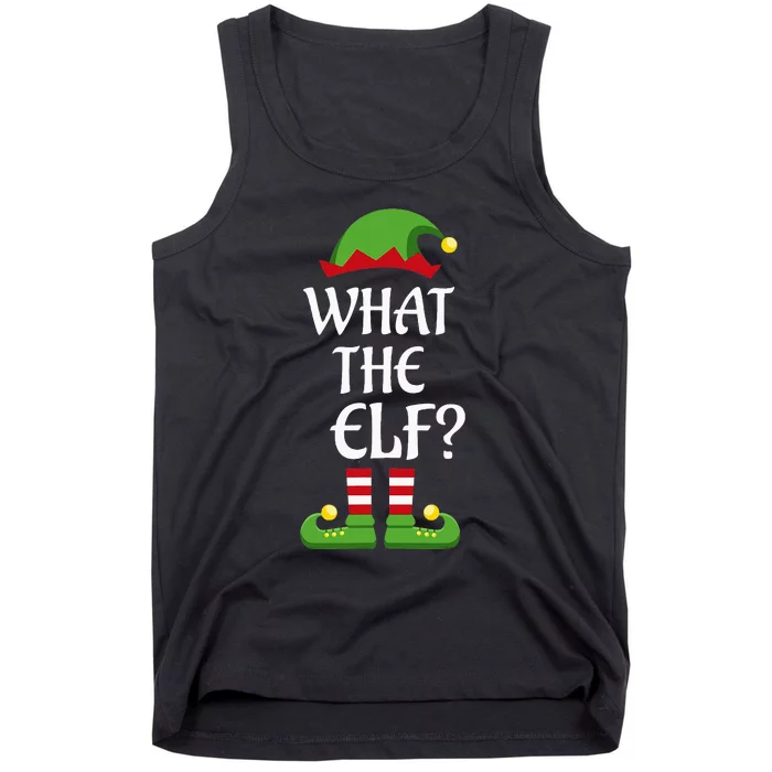 What The Elf Family Matching Group Christmas Tank Top