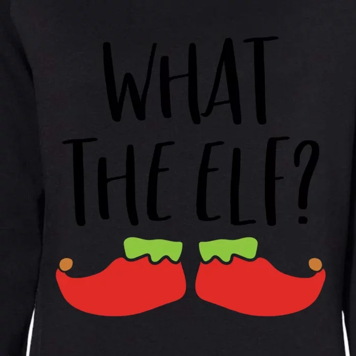 What The Elf Christmas Gift And Gift Womens California Wash Sweatshirt