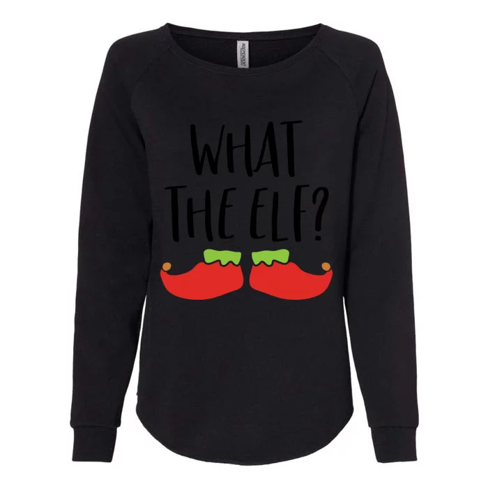 What The Elf Christmas Gift And Gift Womens California Wash Sweatshirt