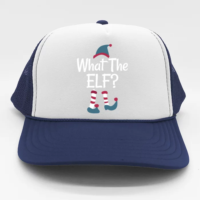 What The Elf Group Matching Family Christmas Gift Outfit Cool Gift Trucker Hat