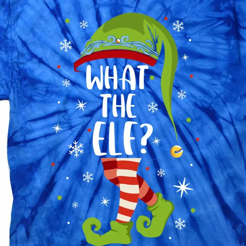 What The Elf Christmas Family Matching Xmas Group Funny Funny Gift Tie-Dye T-Shirt