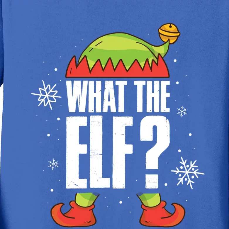 What The Elf Funny Gift Kids Long Sleeve Shirt