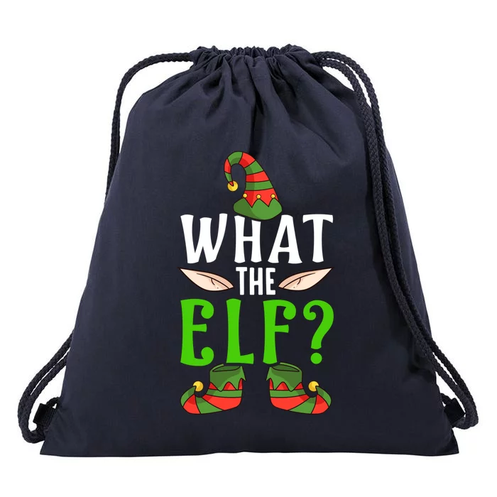 What The Elf Funny Ears No Swearing Christmas Meaningful Gift Drawstring Bag