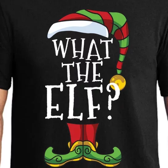 What The Elf? Family Matching Christmas Group Gift Pajama Gift Pajama Set